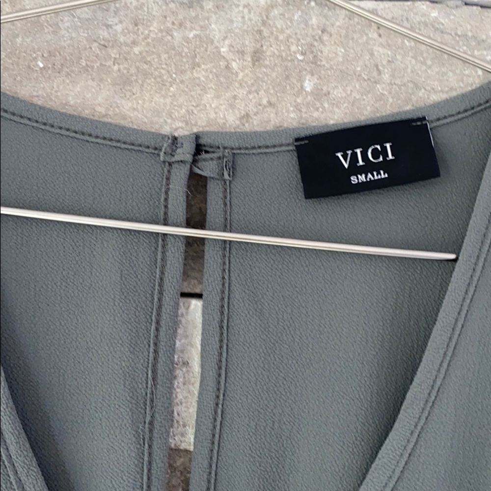 Vici Olive Green Romper - image 5